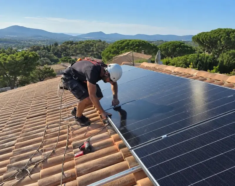 Installateur panneaux solaires Grand-Champ — pose photovoltaïque sur toiture