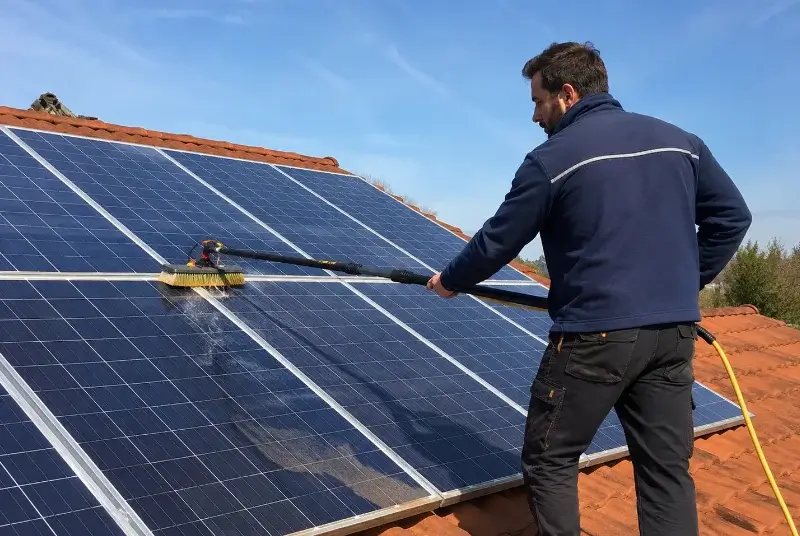 Nettoyage et entretien de panneaux solaires à Grand-Champ